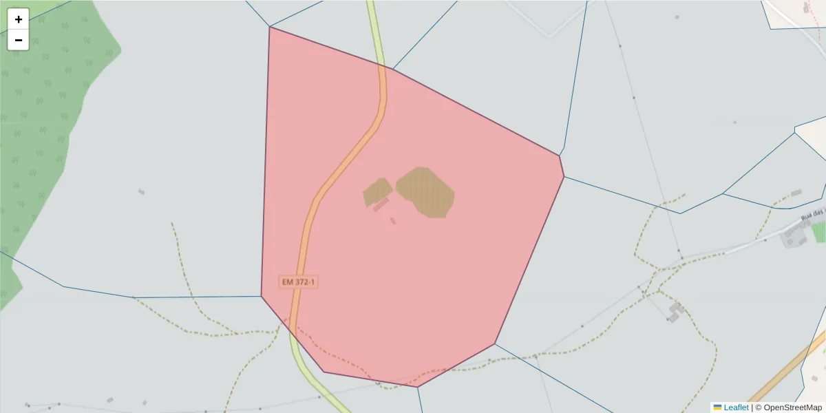 Mapa detalhado do código postal 7100-222 com limites, códigos postais vizinhos e agências dos correios