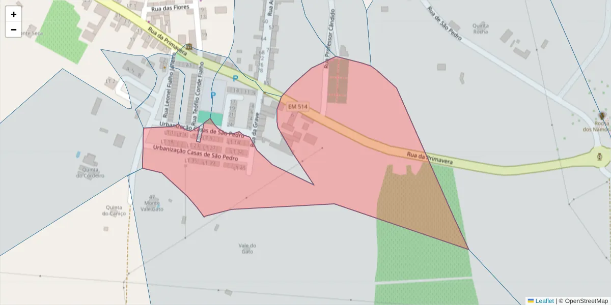 Mapa detalhado do código postal 7200-131 com limites, códigos postais vizinhos e agências dos correios