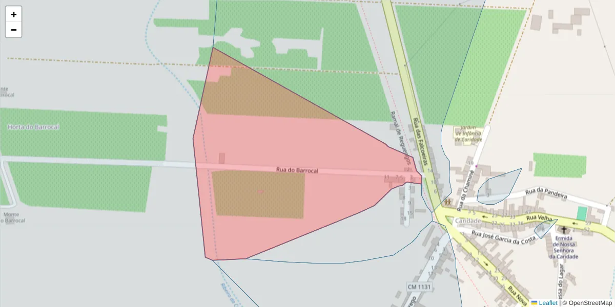Mapa detalhado do código postal 7200-226 com limites, códigos postais vizinhos e agências dos correios