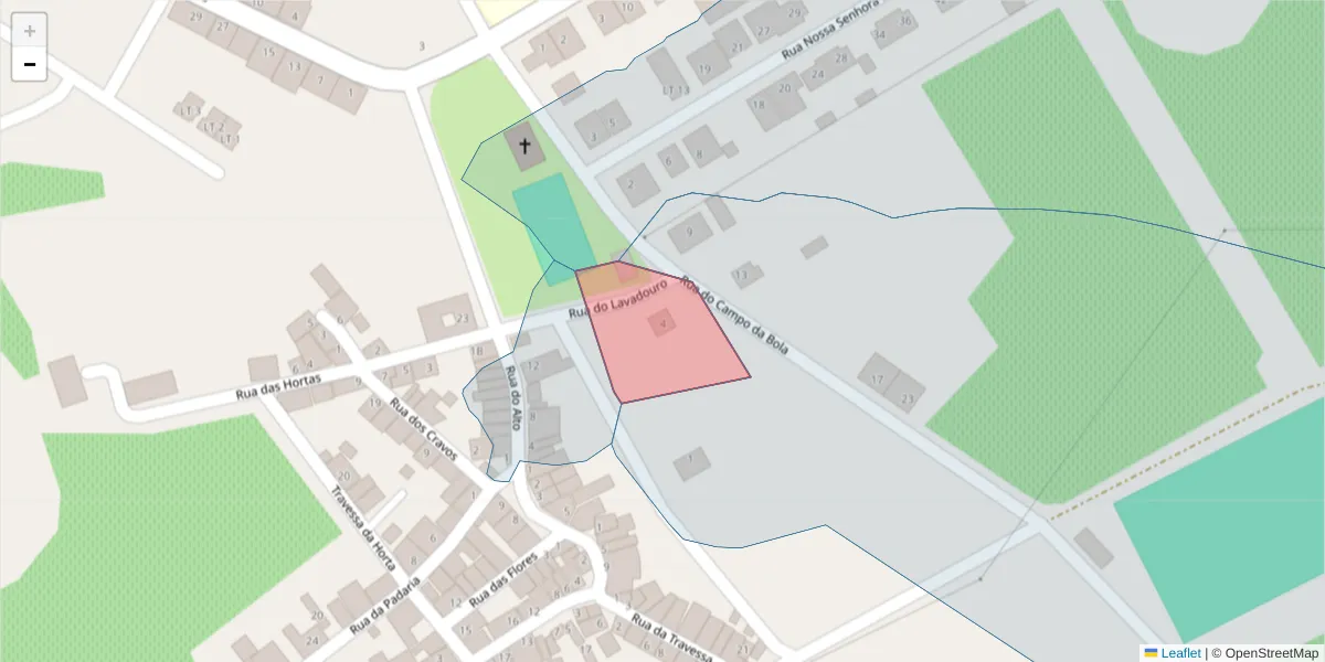 Mapa detalhado do código postal 7200-471 com limites, códigos postais vizinhos e agências dos correios