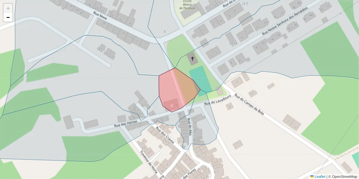 Mapa detalhado do código postal 7200-474 com limites, códigos postais vizinhos e agências dos correios