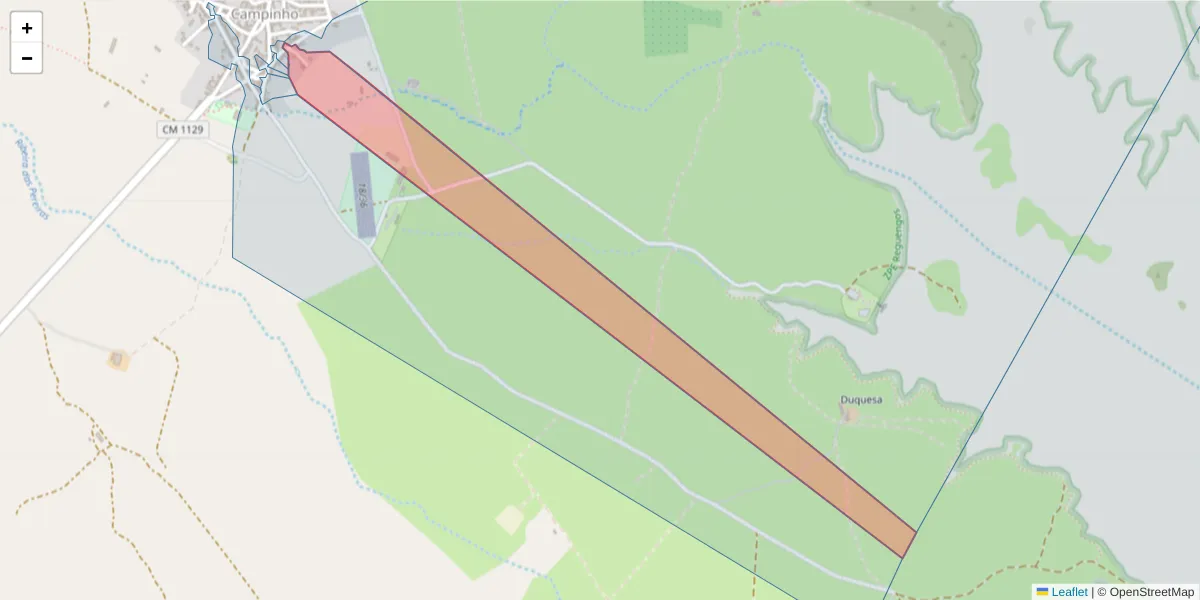 Mapa detalhado do código postal 7200-513 com limites, códigos postais vizinhos e agências dos correios