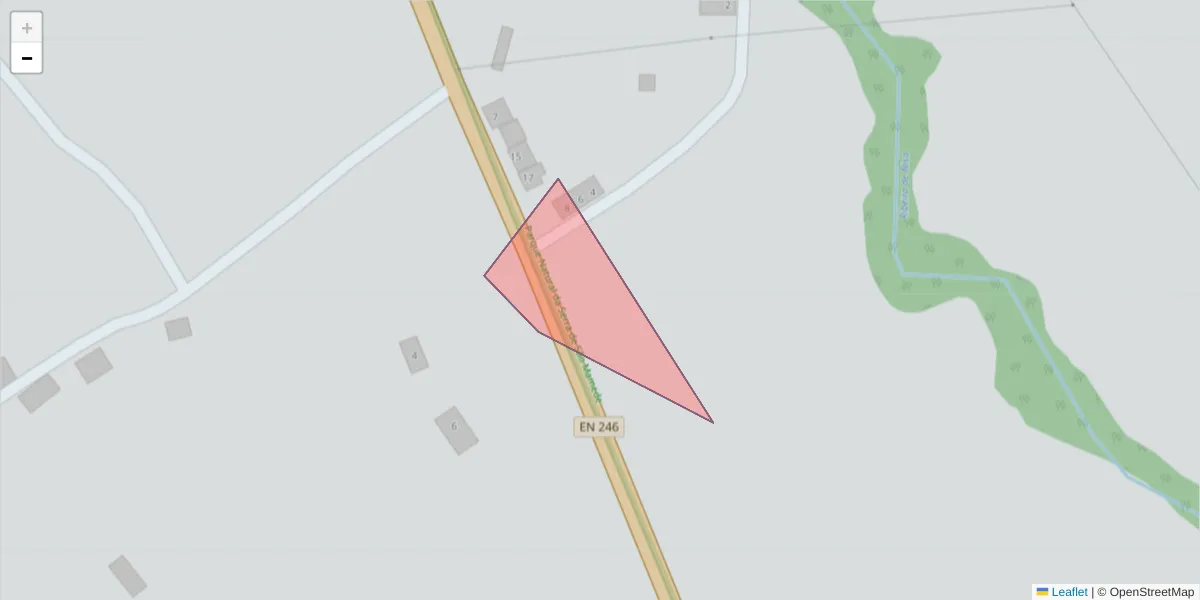 Mapa detalhado do código postal 7300-428 com limites, códigos postais vizinhos e agências dos correios