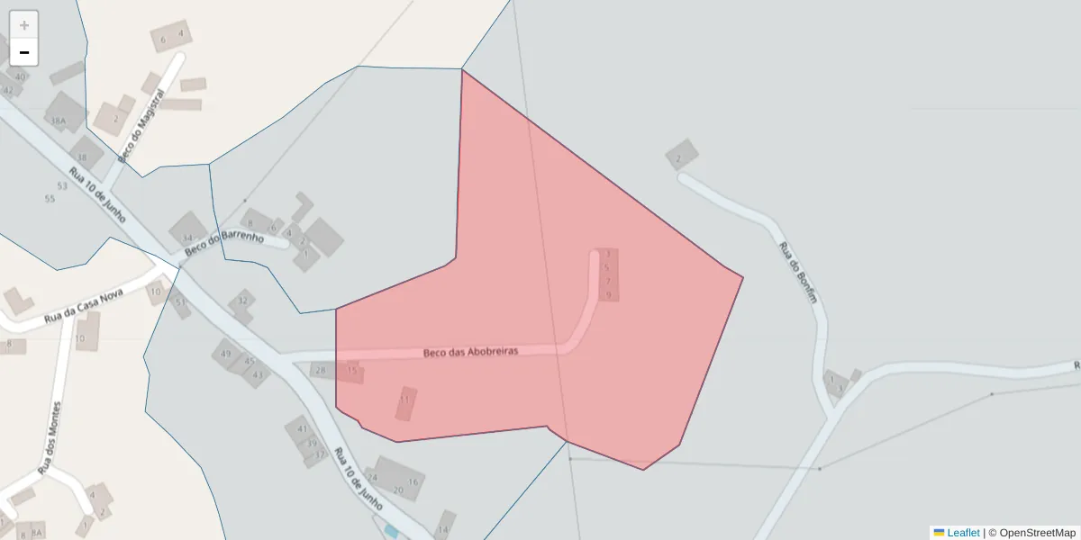 Mapa detalhado do código postal 7300-583 com limites, códigos postais vizinhos e agências dos correios