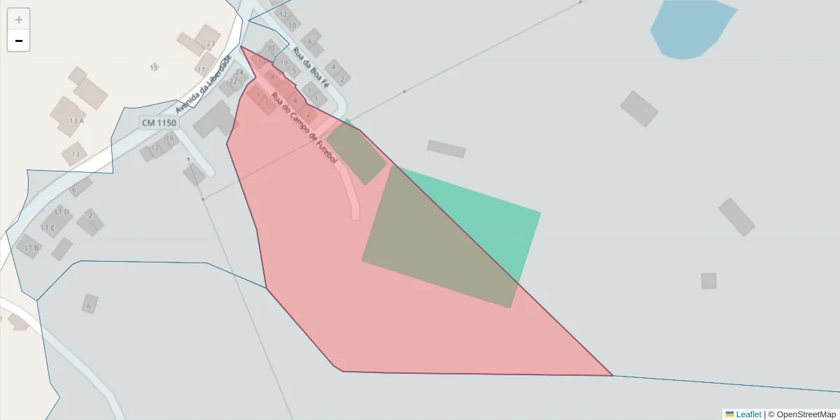 Mapa detalhado do código postal 7300-605 com limites, códigos postais vizinhos e agências dos correios