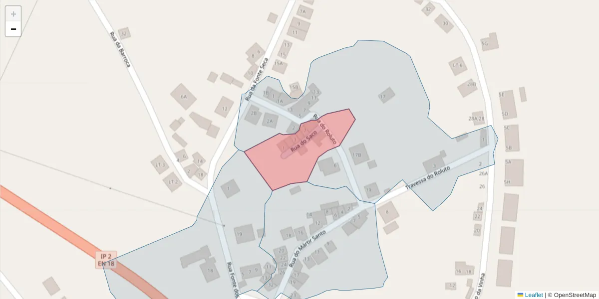 Mapa detalhado do código postal 7300-678 com limites, códigos postais vizinhos e agências dos correios