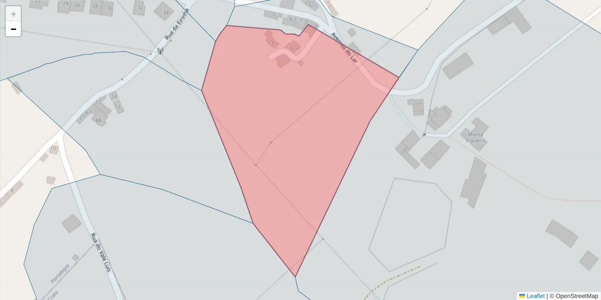 Mapa detalhado do código postal 7300-682 com limites, códigos postais vizinhos e agências dos correios