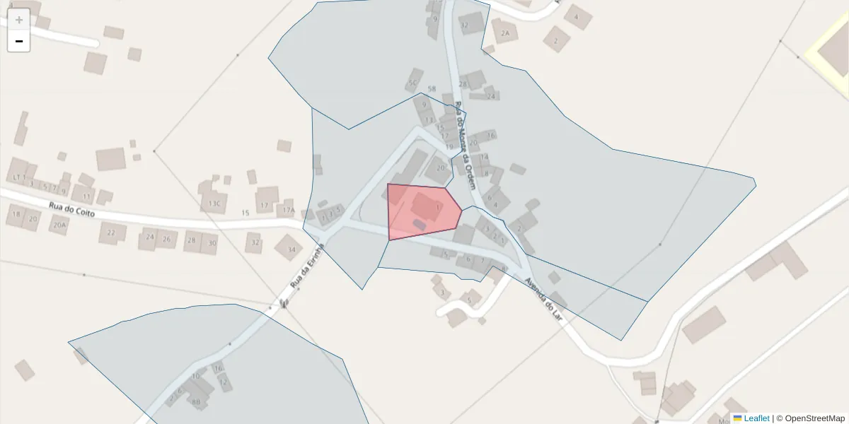 Mapa detalhado do código postal 7300-688 com limites, códigos postais vizinhos e agências dos correios