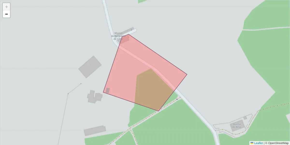 Mapa detalhado do código postal 7350-464 com limites, códigos postais vizinhos e agências dos correios