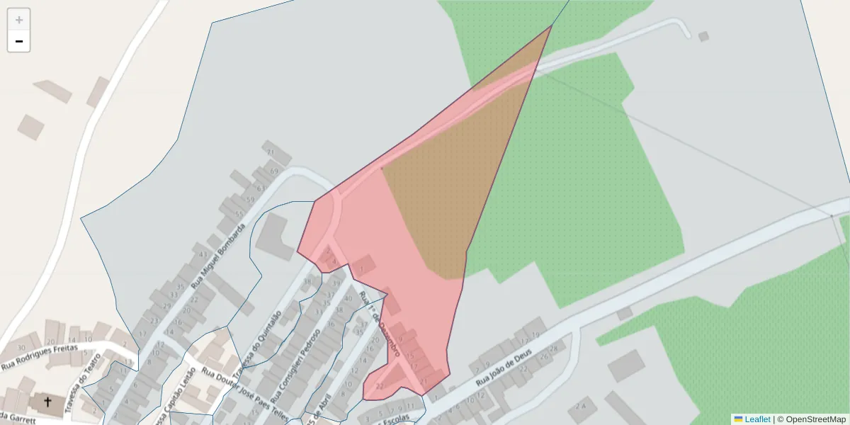 Mapa detalhado do código postal 7480-303 com limites, códigos postais vizinhos e agências dos correios