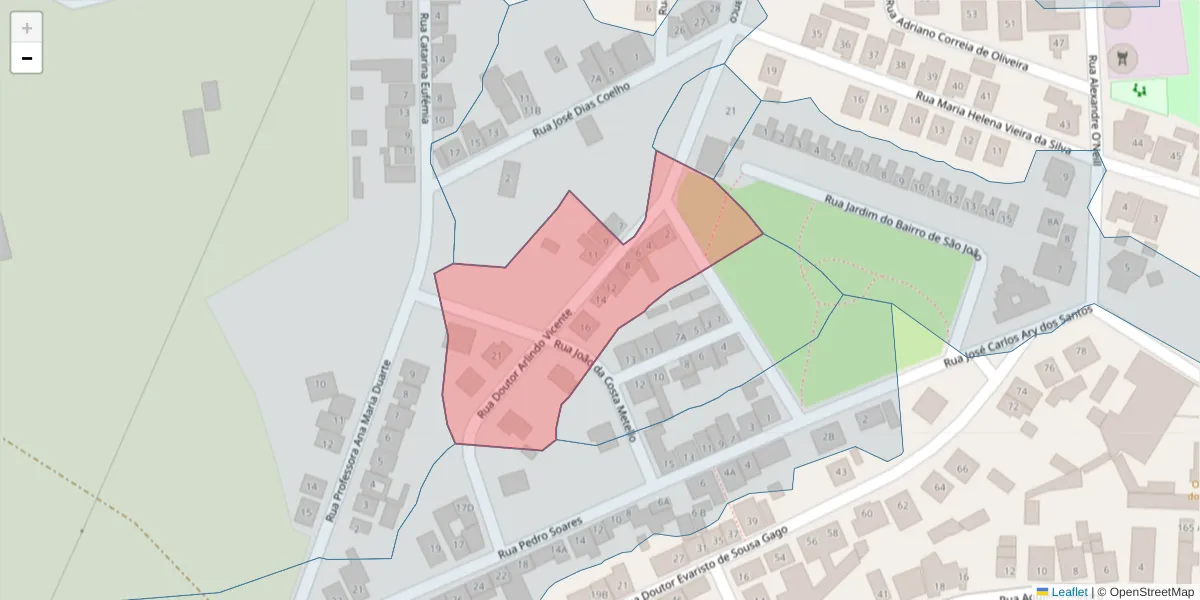 Mapa detalhado do código postal 7570-189 com limites, códigos postais vizinhos e agências dos correios