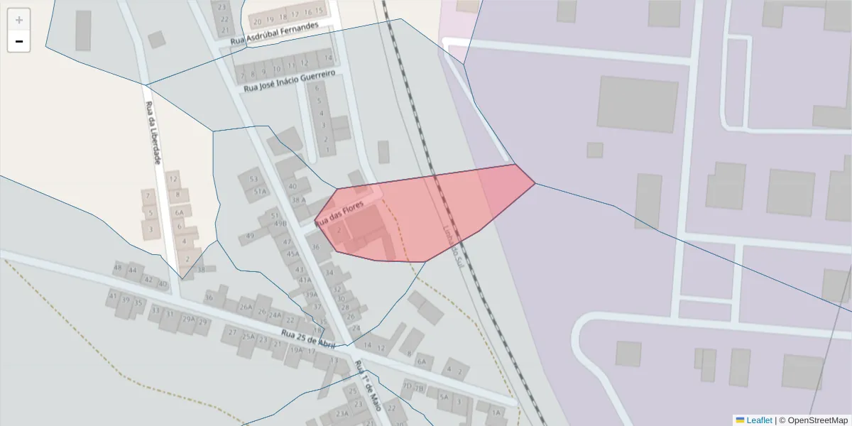 Mapa detalhado do código postal 7570-223 com limites, códigos postais vizinhos e agências dos correios