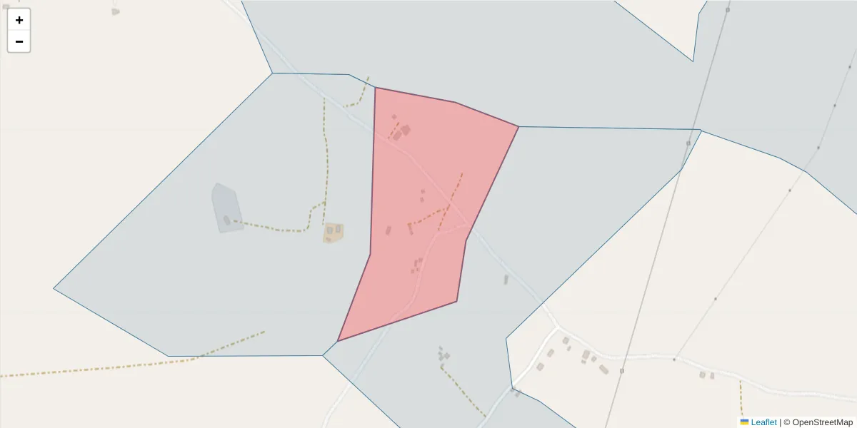 Mapa detalhado do código postal 7570-476 com limites, códigos postais vizinhos e agências dos correios