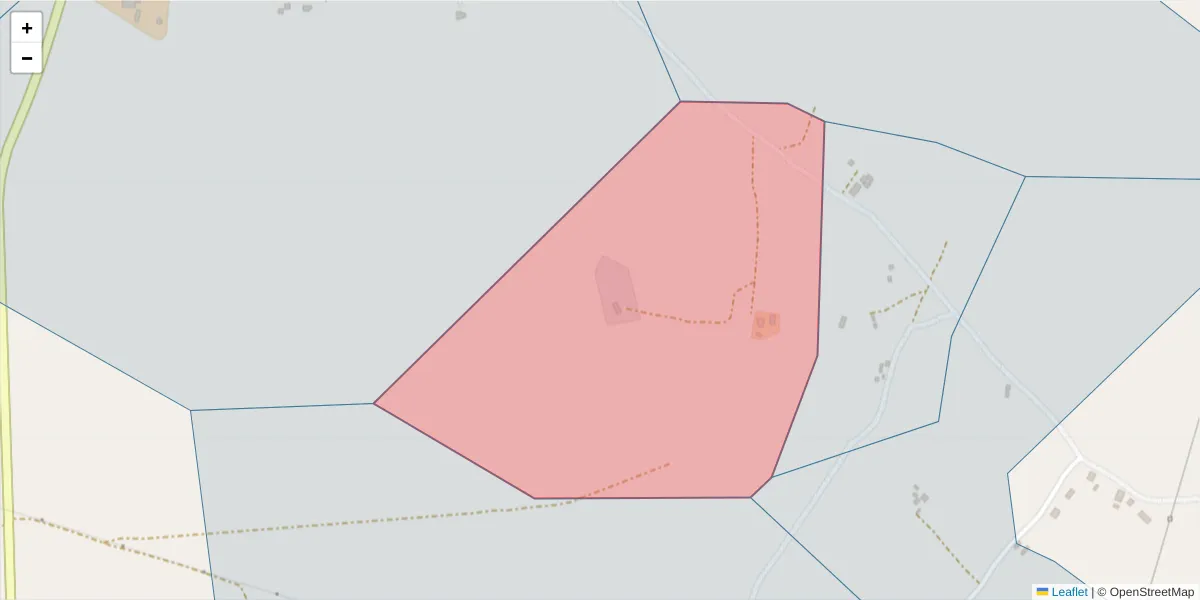 Mapa detalhado do código postal 7570-505 com limites, códigos postais vizinhos e agências dos correios