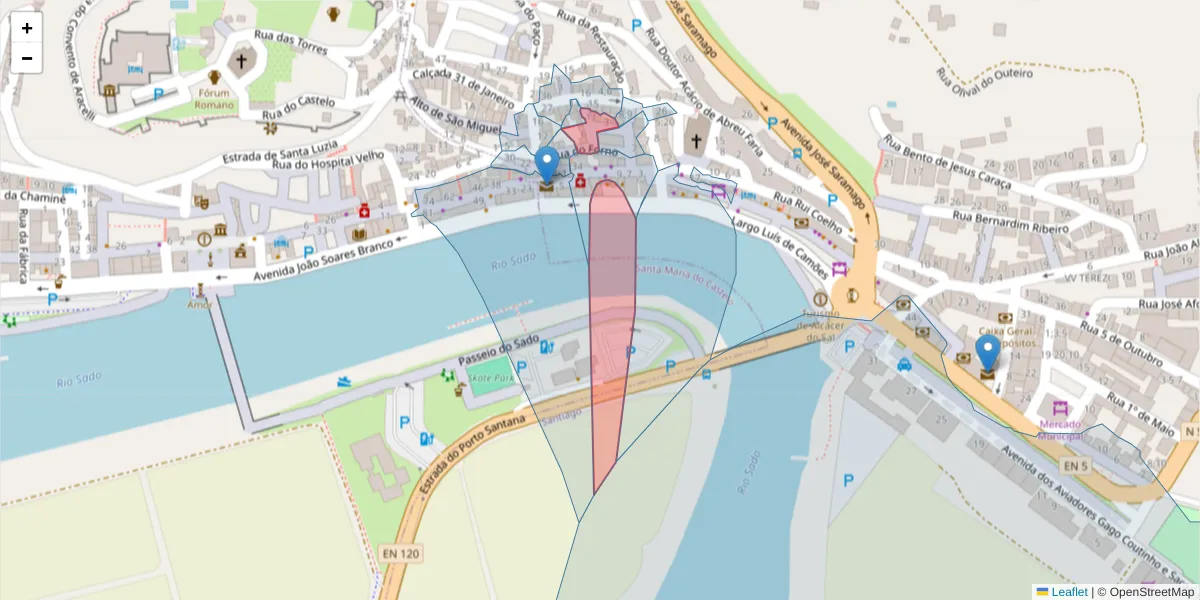 Mapa detalhado do código postal 7580-114 com limites, códigos postais vizinhos e agências dos correios