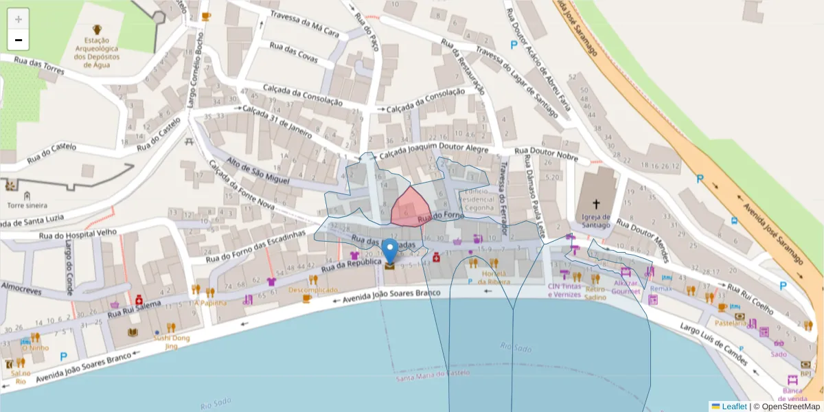 Mapa detalhado do código postal 7580-145 com limites, códigos postais vizinhos e agências dos correios