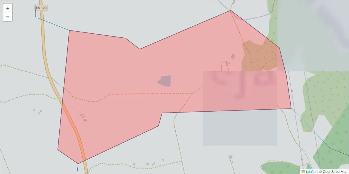 Mapa detalhado do código postal 7630-432 com limites, códigos postais vizinhos e agências dos correios
