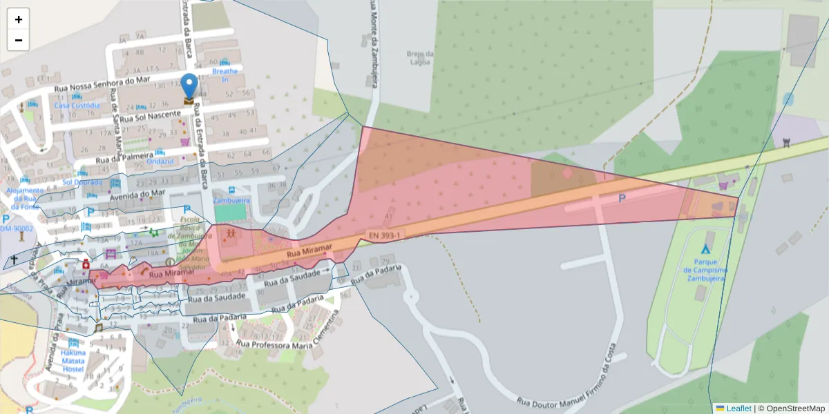 Mapa detalhado do código postal 7630-789 com limites, códigos postais vizinhos e agências dos correios