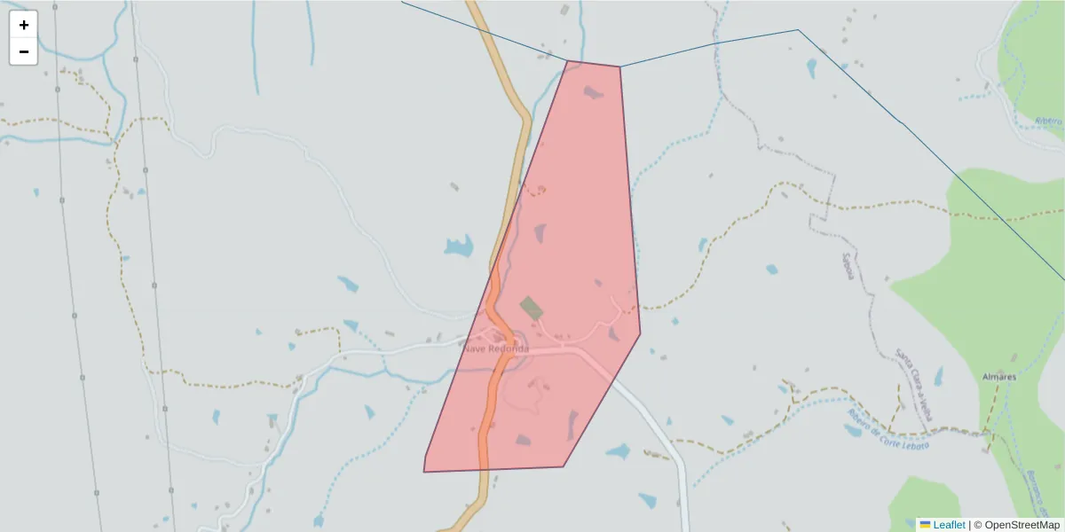 Mapa detalhado do código postal 7655-812 com limites, códigos postais vizinhos e agências dos correios