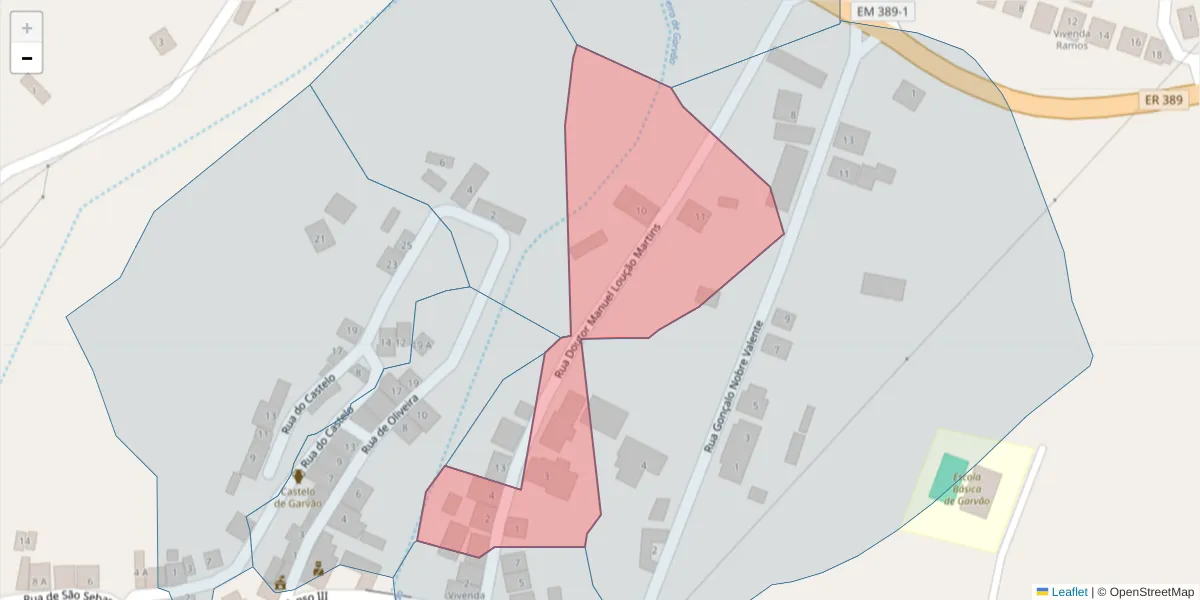 Mapa detalhado do código postal 7670-138 com limites, códigos postais vizinhos e agências dos correios