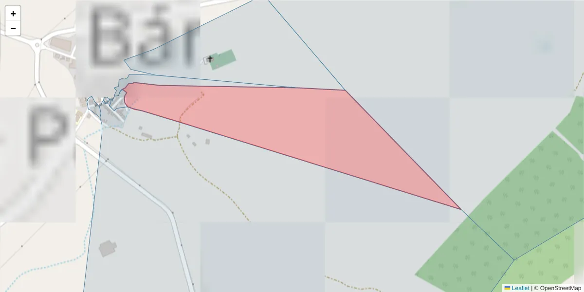 Mapa detalhado do código postal 7780-460 com limites, códigos postais vizinhos e agências dos correios
