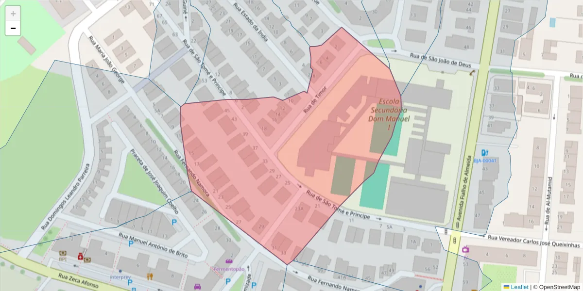 Mapa detalhado do código postal 7800-480 com limites, códigos postais vizinhos e agências dos correios