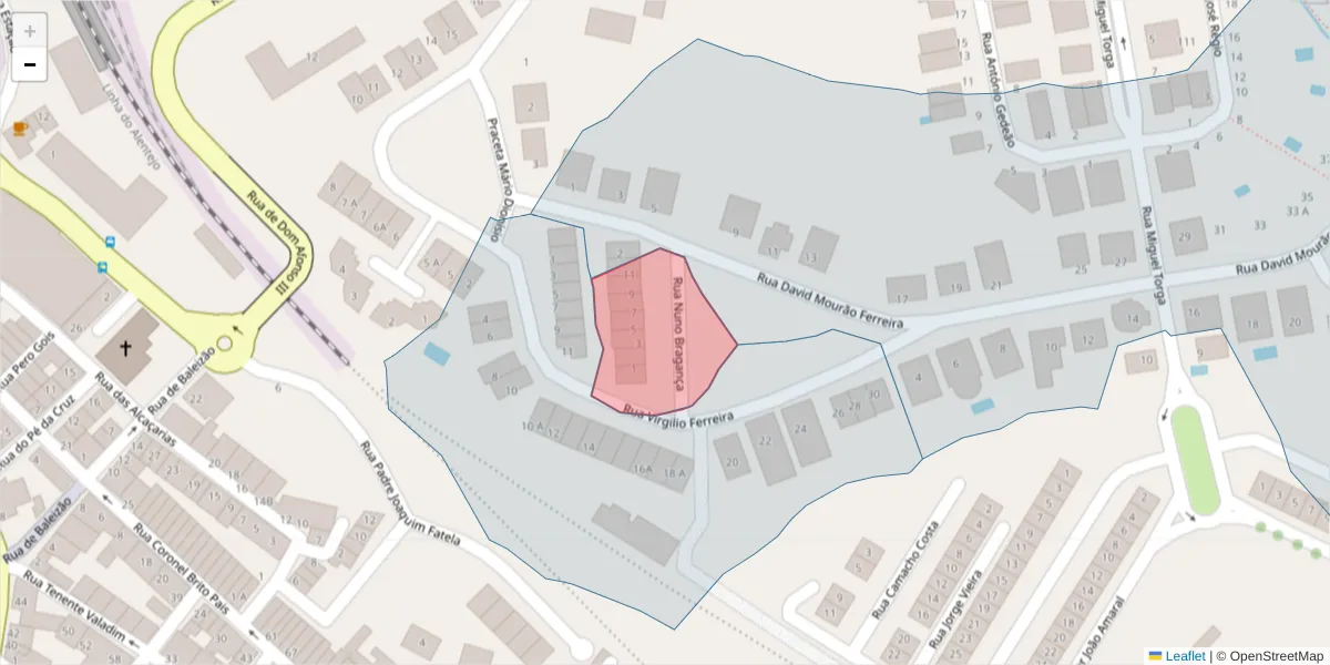 Mapa detalhado do código postal 7800-553 com limites, códigos postais vizinhos e agências dos correios