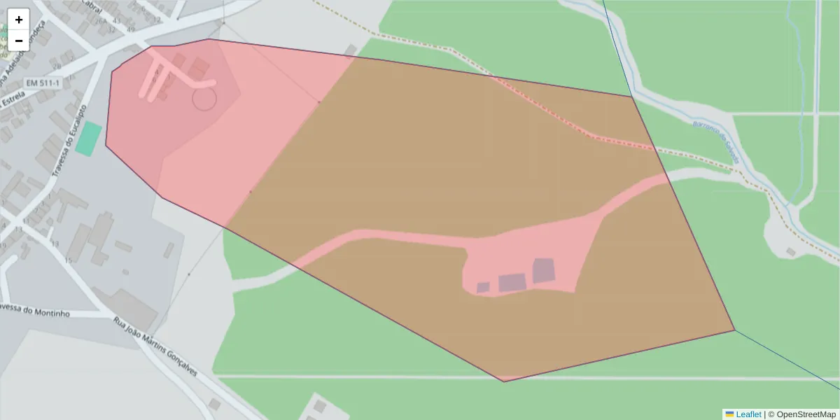 Mapa detalhado do código postal 7800-630 com limites, códigos postais vizinhos e agências dos correios