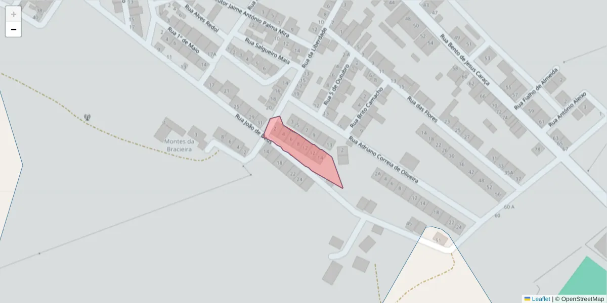 Mapa detalhado do código postal 7800-652 com limites, códigos postais vizinhos e agências dos correios