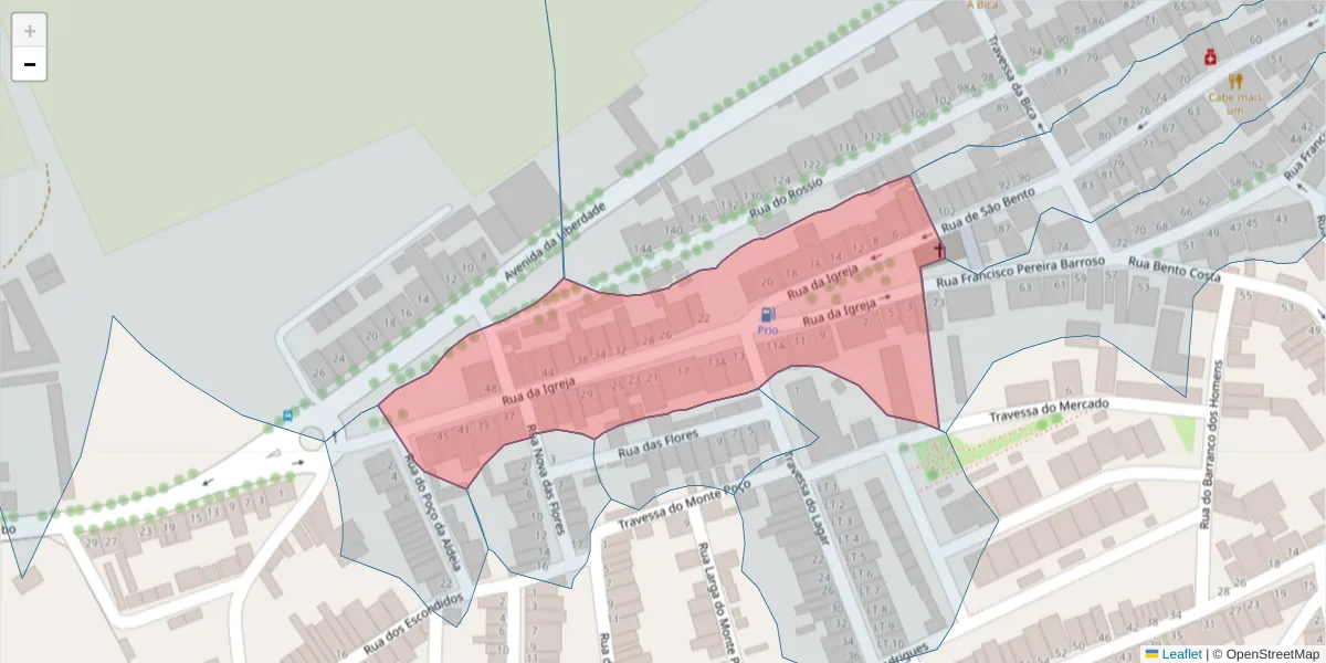 Mapa detalhado do código postal 7830-066 com limites, códigos postais vizinhos e agências dos correios