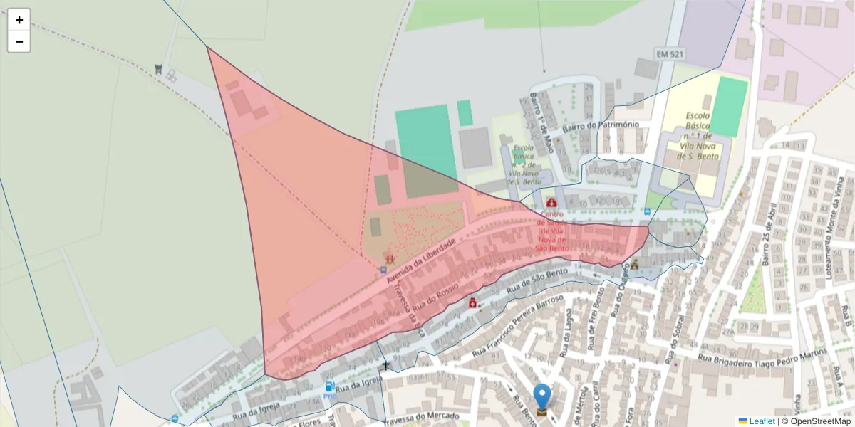 Mapa detalhado do código postal 7830-081 com limites, códigos postais vizinhos e agências dos correios