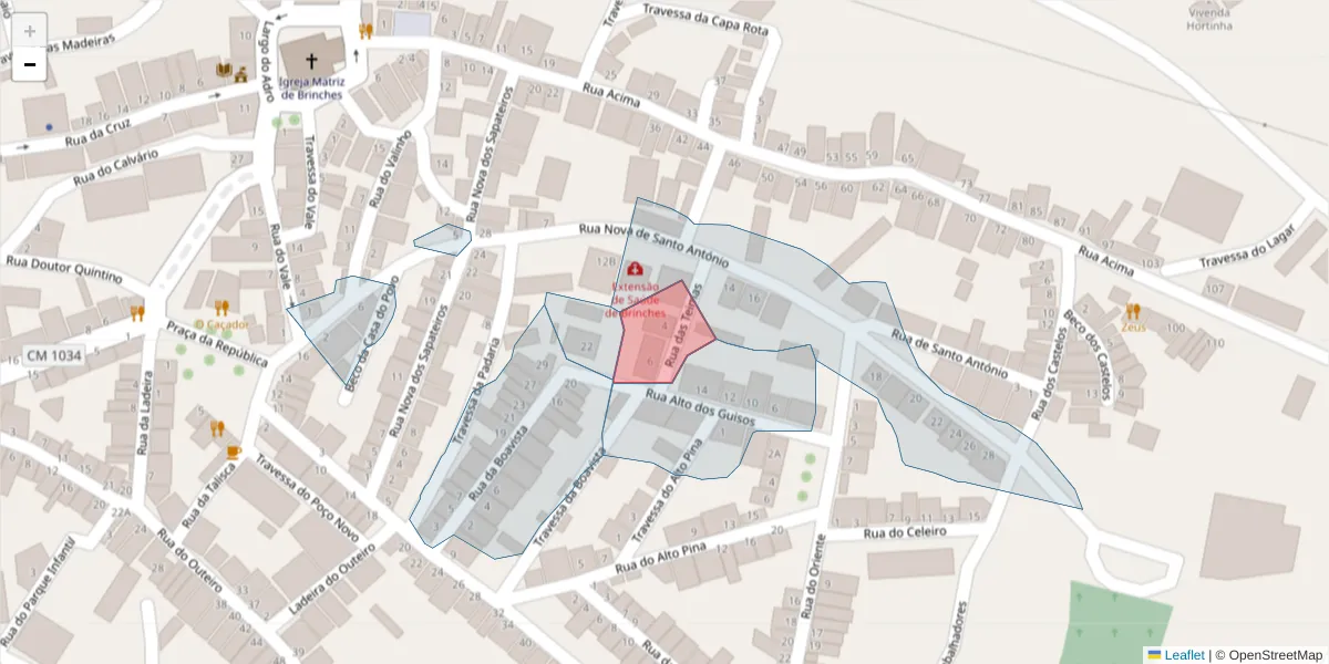 Mapa detalhado do código postal 7830-127 com limites, códigos postais vizinhos e agências dos correios
