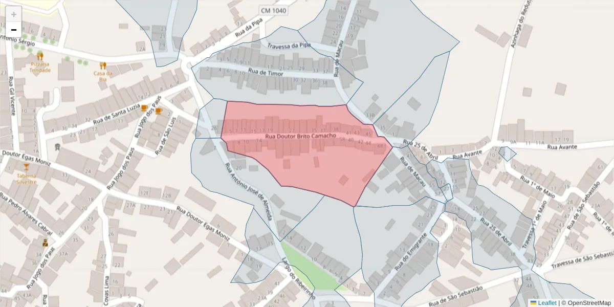 Mapa detalhado do código postal 7830-220 com limites, códigos postais vizinhos e agências dos correios