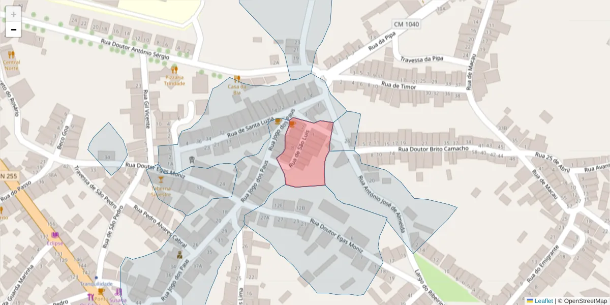 Mapa detalhado do código postal 7830-263 com limites, códigos postais vizinhos e agências dos correios