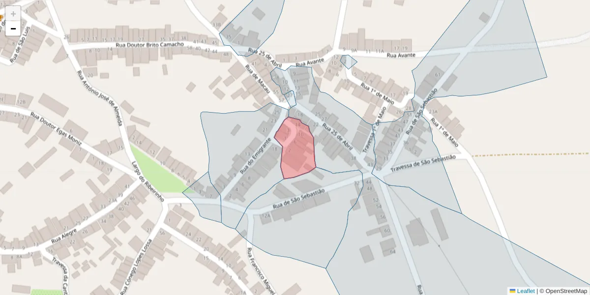 Mapa detalhado do código postal 7830-273 com limites, códigos postais vizinhos e agências dos correios