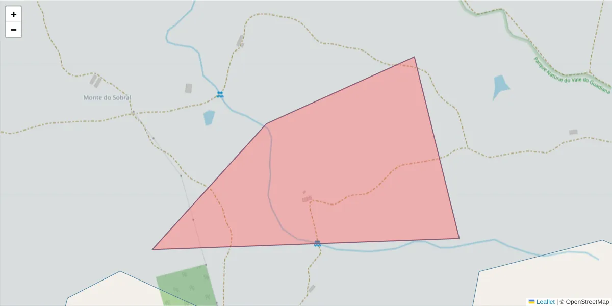 Mapa detalhado do código postal 7830-390 com limites, códigos postais vizinhos e agências dos correios