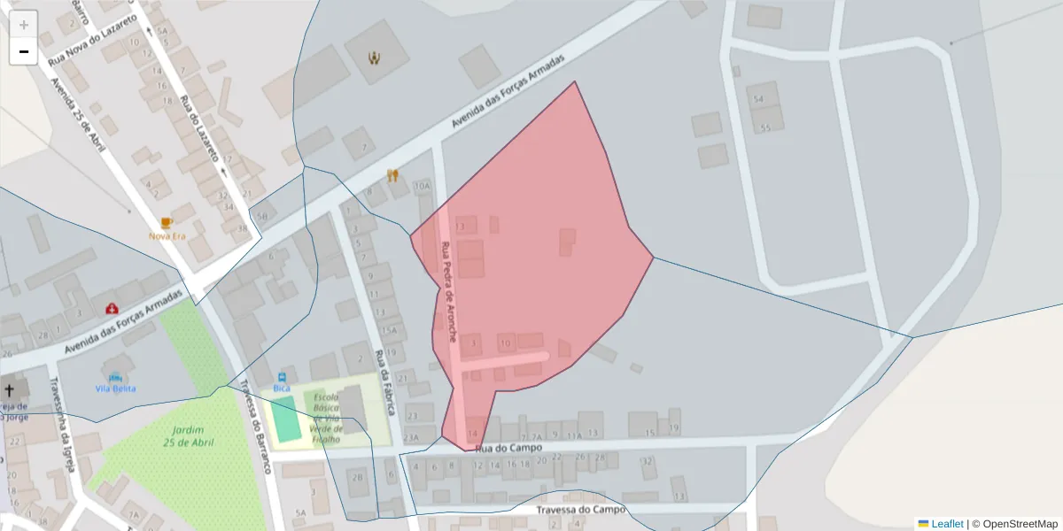 Mapa detalhado do código postal 7830-480 com limites, códigos postais vizinhos e agências dos correios