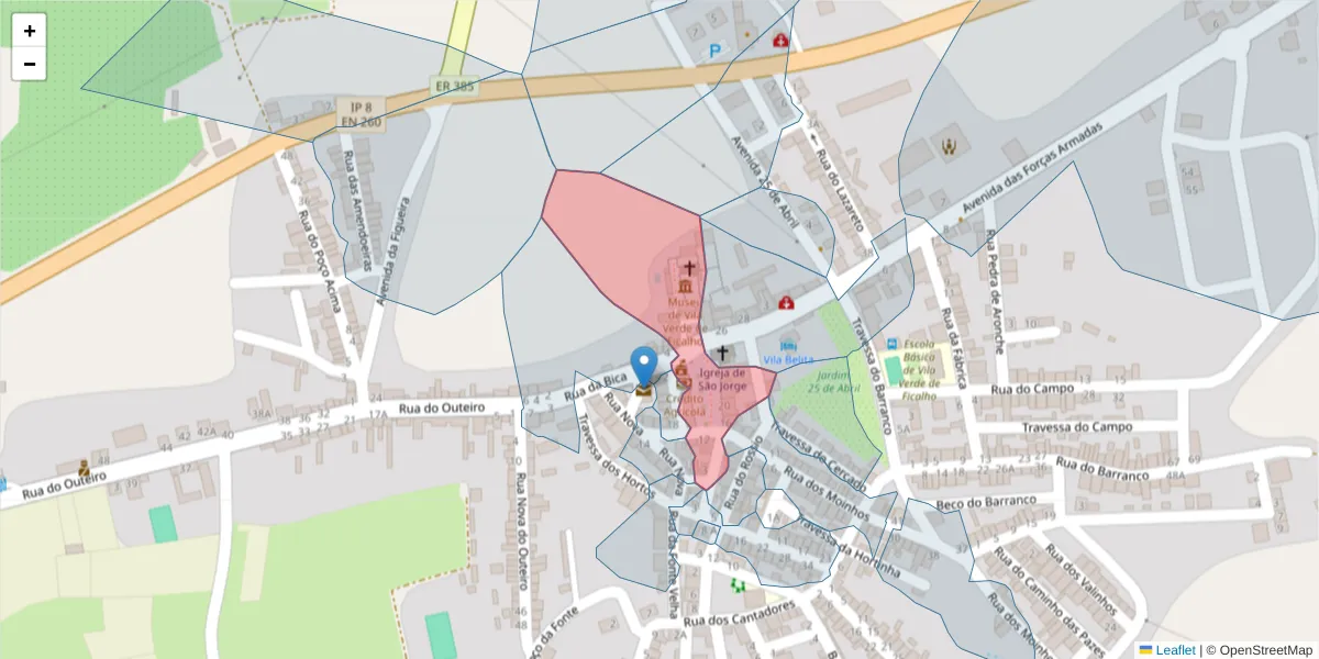 Mapa detalhado do código postal 7830-626 com limites, códigos postais vizinhos e agências dos correios