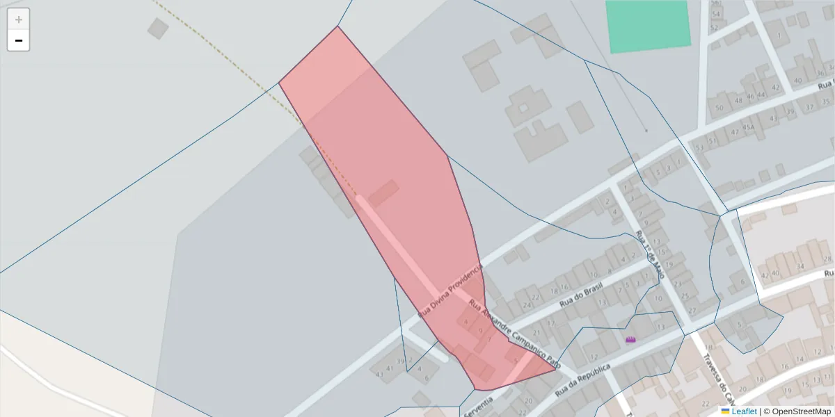 Mapa detalhado do código postal 7875-054 com limites, códigos postais vizinhos e agências dos correios