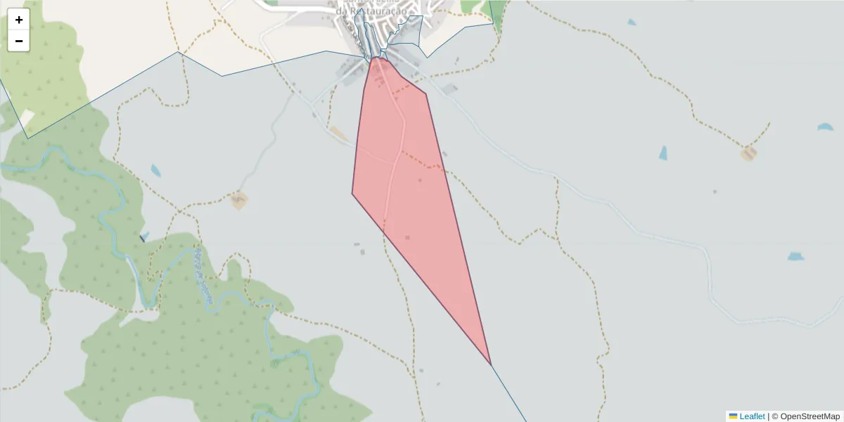 Mapa detalhado do código postal 7875-156 com limites, códigos postais vizinhos e agências dos correios
