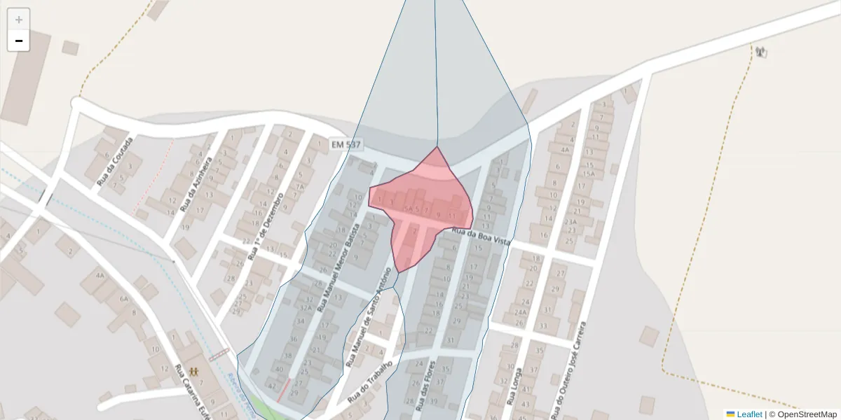 Mapa detalhado do código postal 7875-356 com limites, códigos postais vizinhos e agências dos correios