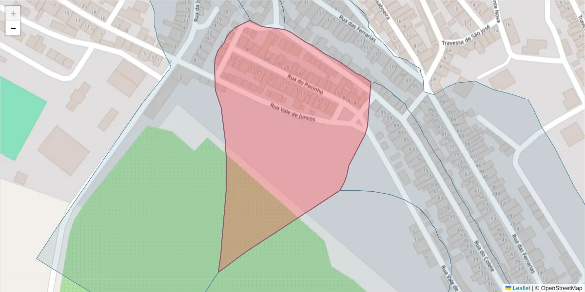 Mapa detalhado do código postal 7885-056 com limites, códigos postais vizinhos e agências dos correios