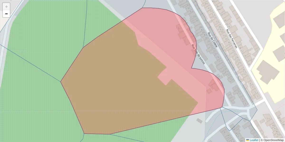 Mapa detalhado do código postal 7885-066 com limites, códigos postais vizinhos e agências dos correios