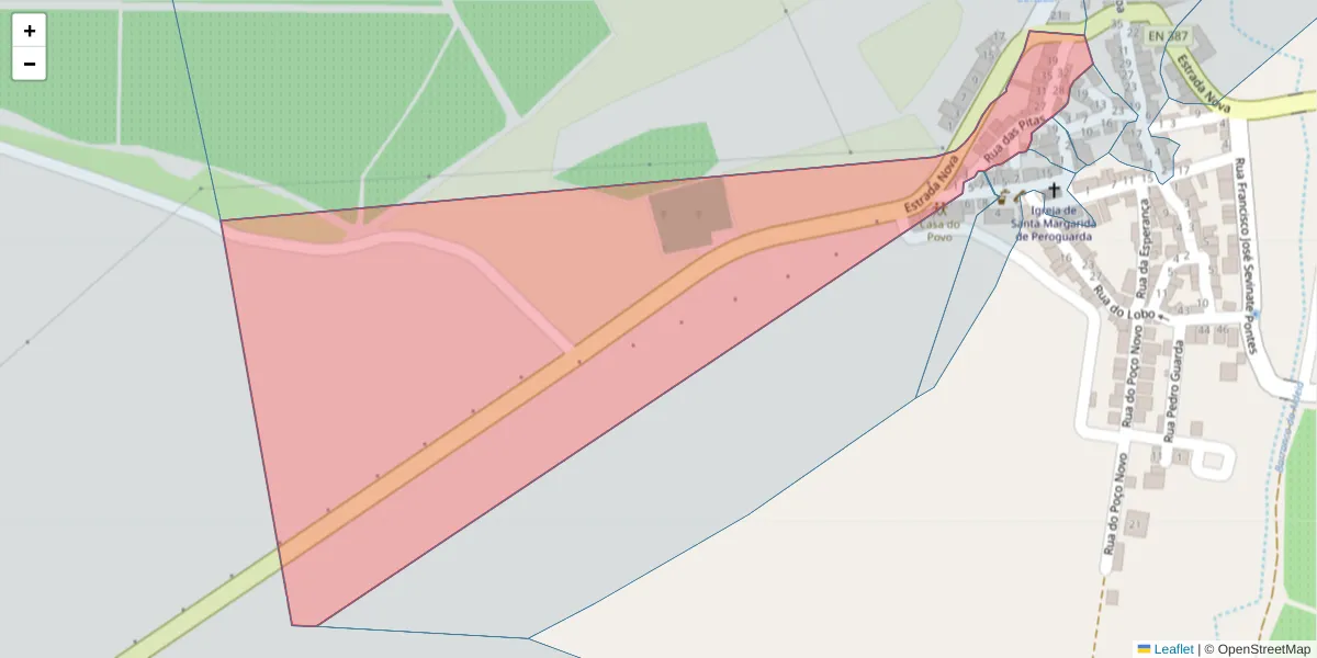 Mapa detalhado do código postal 7900-462 com limites, códigos postais vizinhos e agências dos correios