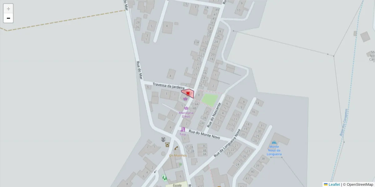 Mapa detalhado do código postal 7930-084 com limites, códigos postais vizinhos e agências dos correios