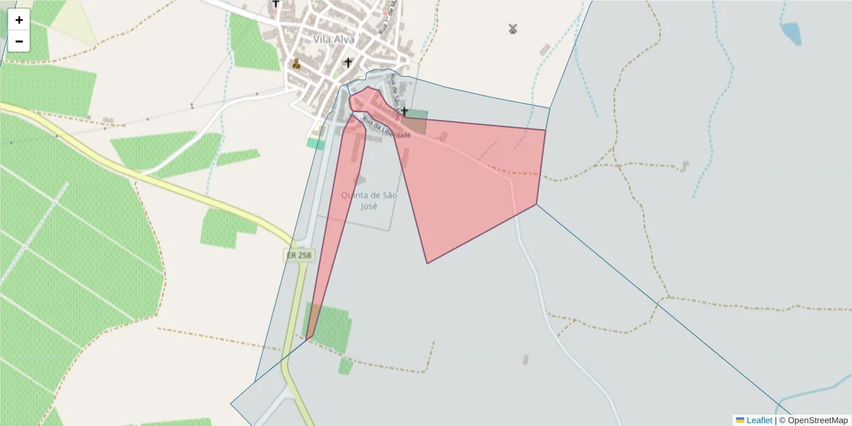 Mapa detalhado do código postal 7940-388 com limites, códigos postais vizinhos e agências dos correios