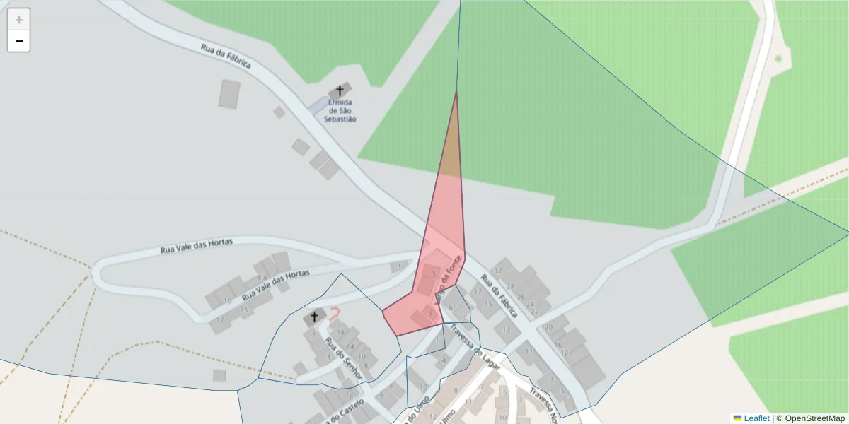 Mapa detalhado do código postal 7940-451 com limites, códigos postais vizinhos e agências dos correios