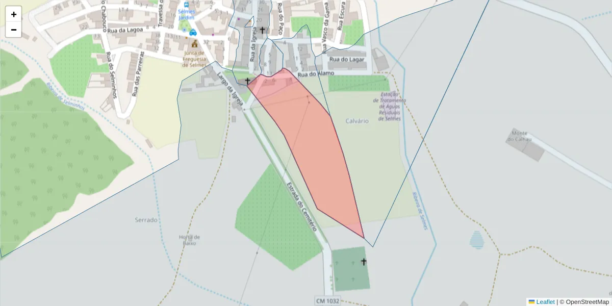 Mapa detalhado do código postal 7960-191 com limites, códigos postais vizinhos e agências dos correios