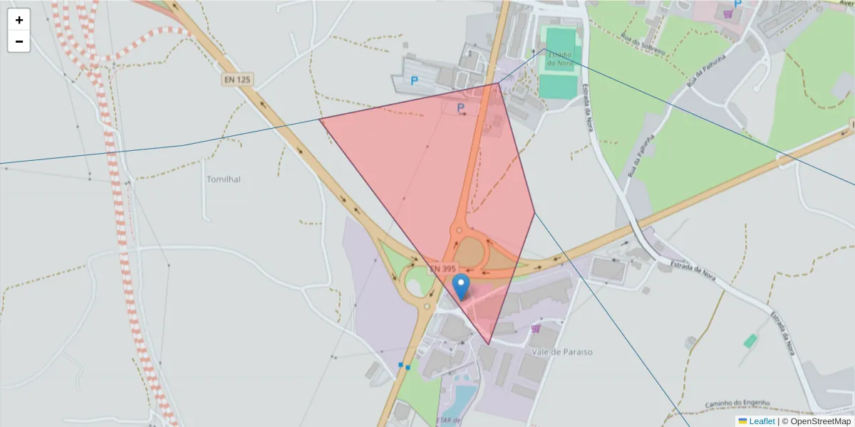 Mapa detalhado do código postal 8200-993 com limites, códigos postais vizinhos e agências dos correios