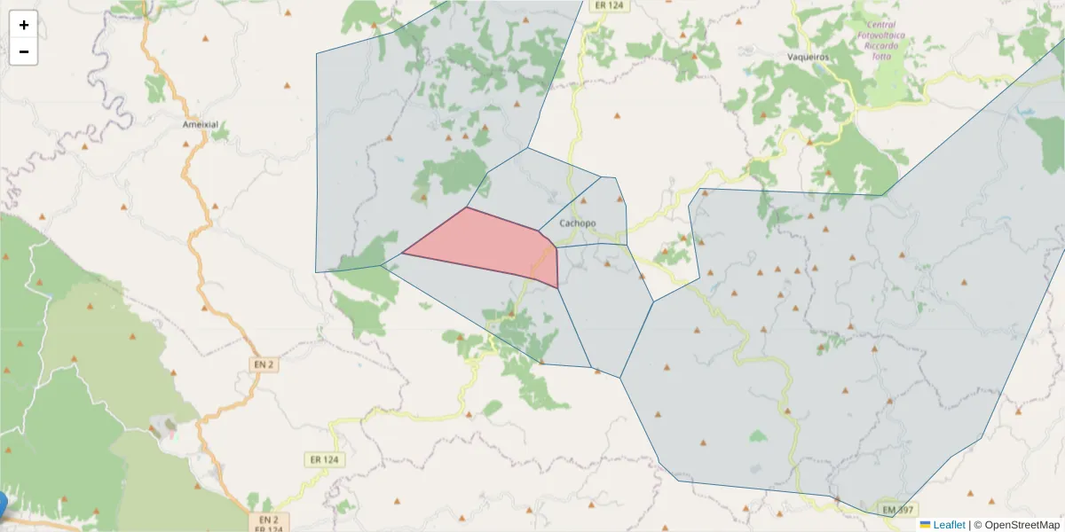 Mapa detalhado do código postal 8800-012 com limites, códigos postais vizinhos e agências dos correios